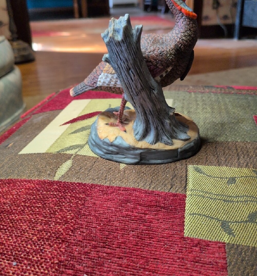 Hoffman Original 1987turkey Decorative CeramicFigurine in Brown and Tan - Picture 9 of 9